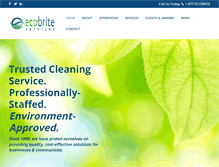 Tablet Screenshot of ecobriteservices.com